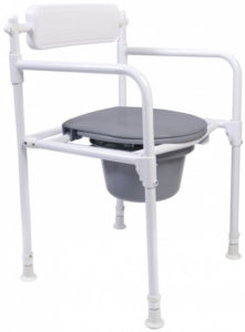 Foldbar toiletstol/bækkenstol – god til prisen